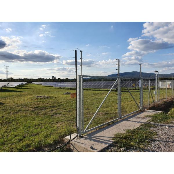 Solar Energy Station Wire Mesh Fencing 150mm Steel For Solar Panel Mounting Accessories