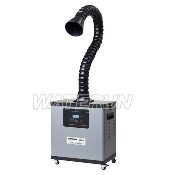 Digitas que um equipamento 4 da extração das emanações do canal roda para absorvem as emanações de solda