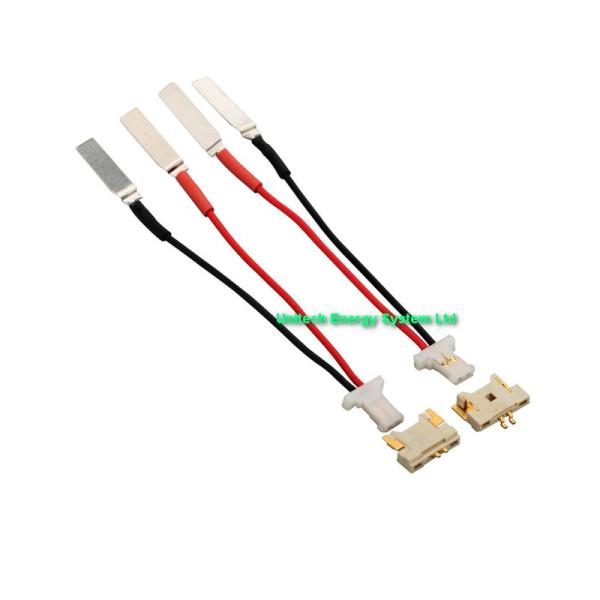 China Custom Cable Assembly Manufacturer for Molex 51146 2pin 1.25mm Pitch Connector to Crimp Nickel Tab Cable Assembly PC Board Wire Harness