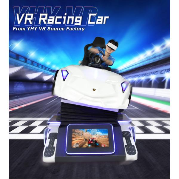 реальное движение игрового автомата F1 парка имитатора 9D VR вождения автомобиля 3D участвуя в гонке