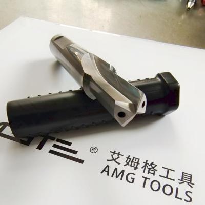 High precision double straight hole internal cold straight groove drill 