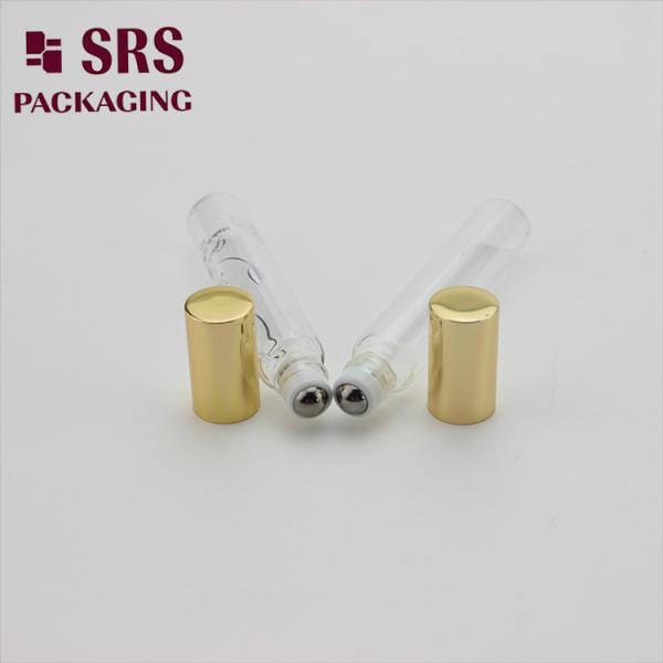 BLP-8ML roller ball glass pefume empty bottle with aluminum cap
