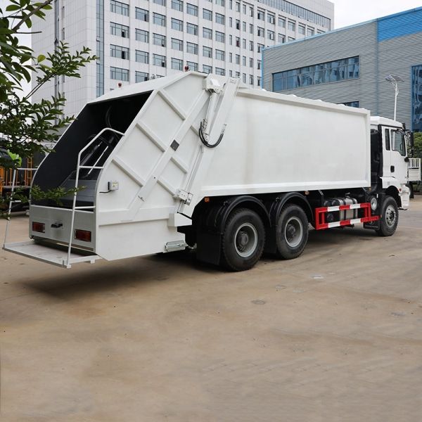 Compactor Hooklift Garbage Truck Weichai Engine 6x4 Garbage Can Cleaner Truck 345Hp Euro 2