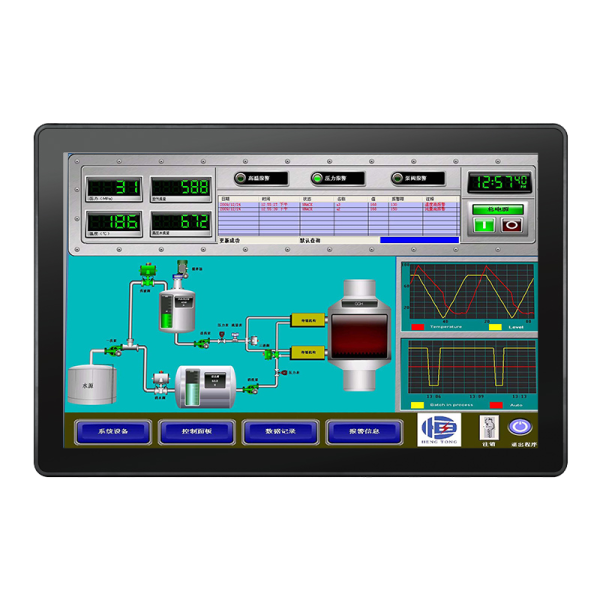 OEM 15.6 Inch Industrial Capacitive Resistive Multi-Touch Monitor with USB VGA HD-MI and Serial Interface New Product