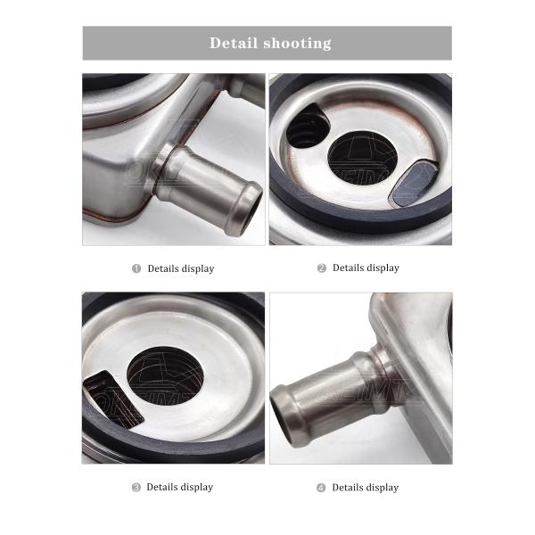 Perkins Engine Oil Cooler 1004-42 2486A218 para el excavador