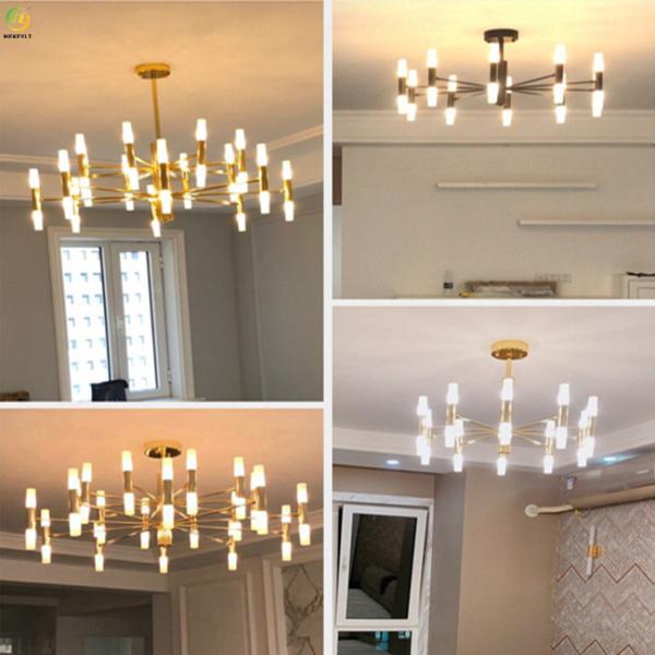 Home/Hotel Metals Art Gold Black G4 Application Nordic Pendant Light