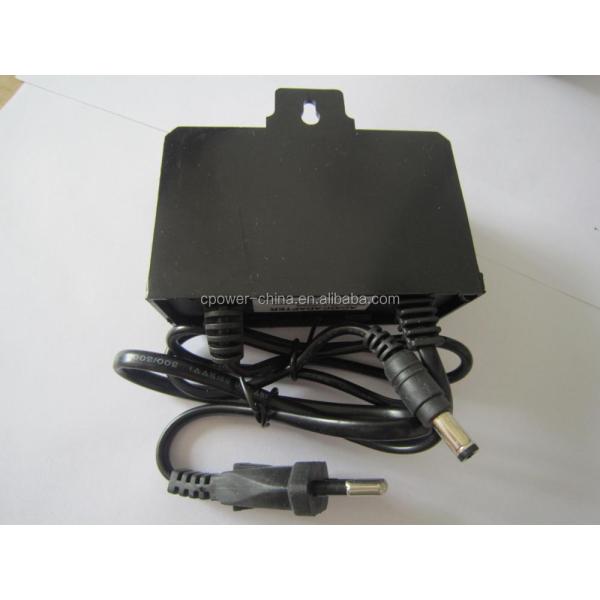 12V 2A Pre-Waterproof Rainproof Adapter with CE Certification and 24W Output Current