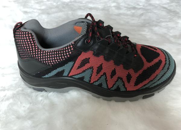 Flying Fabric Upper Work Safety Shoes Breathable / Durable For Automobile