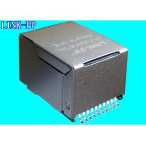 Aba-Acima com o diodo emissor de luz, da montagem 1x Rj45 da superfície de LPJ19201BGNL Ethernet 10/100Base-T