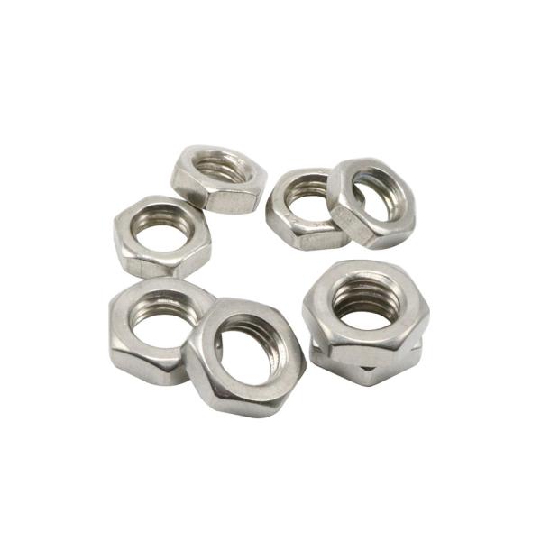 M5 M6 M8 M10 M12 M14 M16 GB6172 304 A2-70 Stainless Steel Flat Hex Hexagon Thin Nut Jam Nut