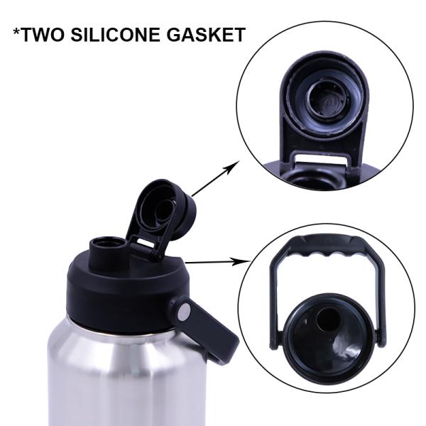 вакуум стены двойника 64oz изолировал нержавеющую сталь бутылки с водой