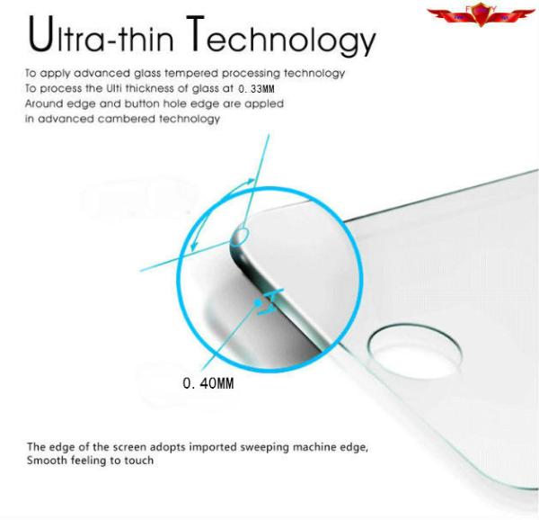 High Level Japan 0.4MM 9H tempered glass screen protector film for iphone 4 4s