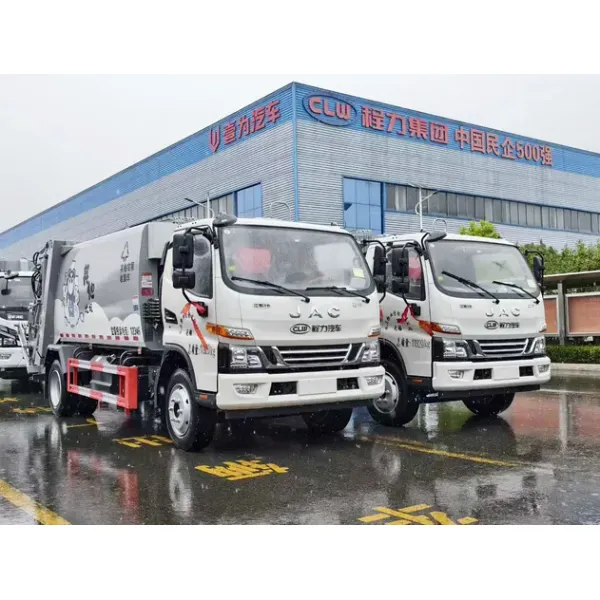 Small Compression Garbage Truck 4/5/6cmb Garbage Truck for Sale.