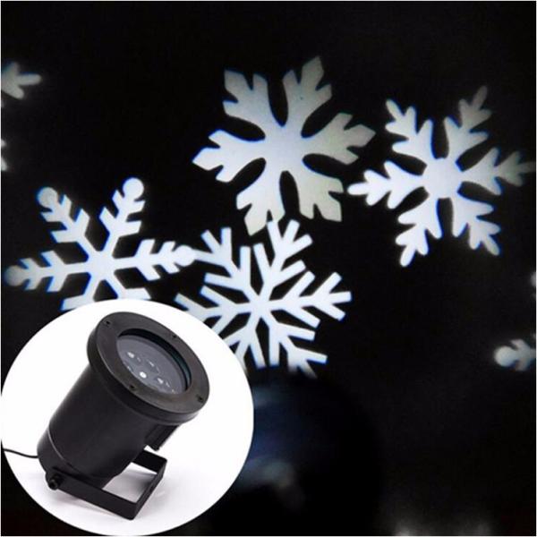 Holiday Decoration Christmas LED Rotating Projector Lamp 12 Pattern Replaceable Lens AC 85-260V IP65 led laser Lamp