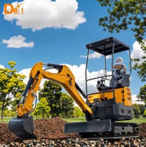 2.2 Ton Household Mini Excavator Small Earth Moving Equipment 14.2KW 2200rpm