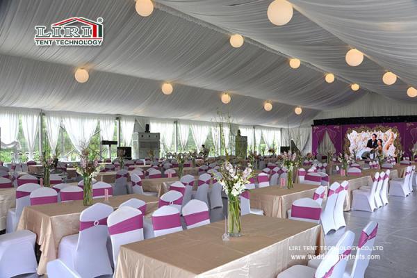 30m Custom Width Large Aluminum Clear Span Tents , Clearspan Marquee