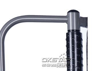 outdoor fitness equipment park wood outdoor back stretching device