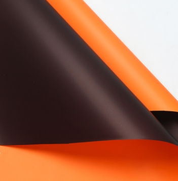 Papel de envoltura de flores de Halloween naranja