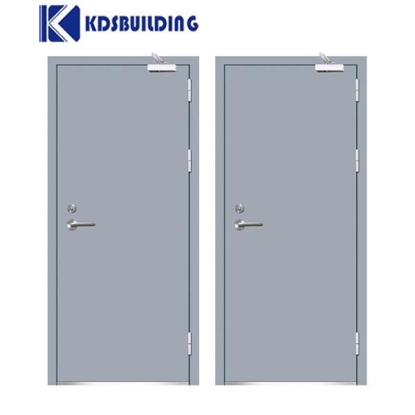 KDSBuilding Commercial Fire Rated Apartment Main Gate Design Stainless Steel Door With Push Bar