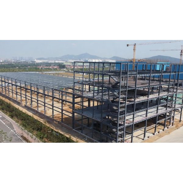 Pre Engineering Prefab Building Workshop Building Warehouse Building Light Industrial Design Workshop Steel Structure