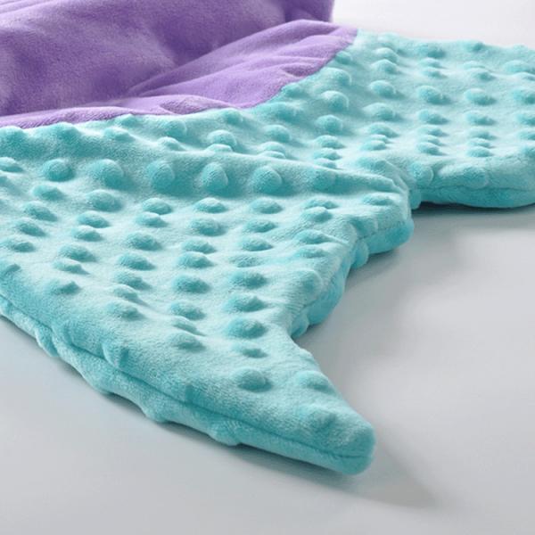 Plush Sleeping Bag Blanket Minky Kids Mermaid Fleece Blanket