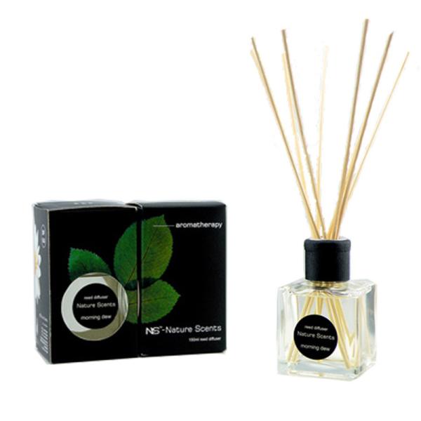 Home Decoration Natural Reed Diffuser Aroma Essence Oil Glass Bottle With Rattan Stick