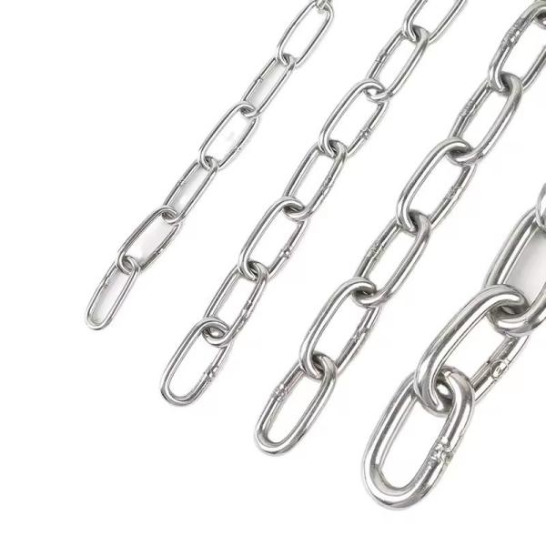 Polish SS201 SS304 Stainless Steel Lifting Chain DIN5685C DIN763 Rustproof