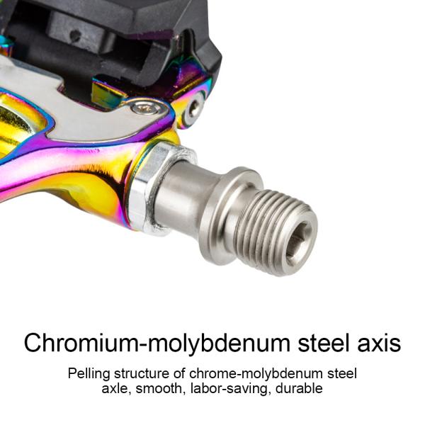 Pedales coloridos de la cerradura de los pedales SPD de la bici del camino de los pedales de KOOTU Clipless