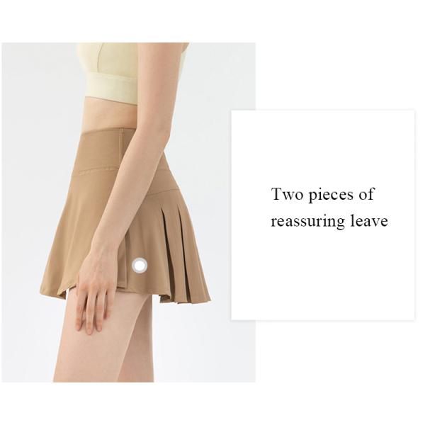 Синяя плиссированная юбка для гольфа для женщин с высокой талией