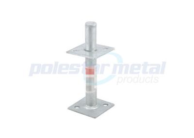 Hardware galvanizado da construção, altura da âncora 200mm do cargo do estribo do Pin Center