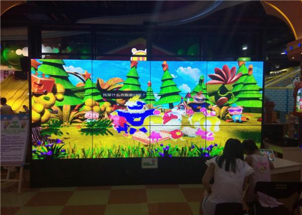 Portrait 55 inch Advertising Lcd Video Wall Super Narrow Bezel 4*3