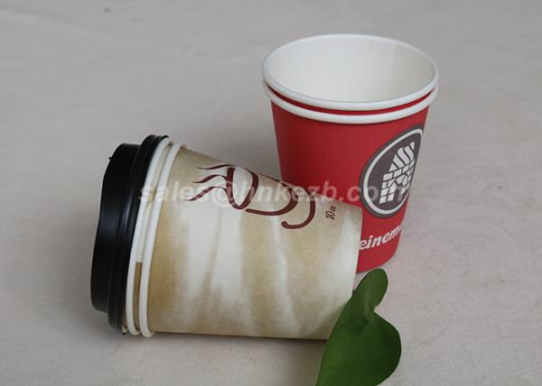 Single Side PE Coated Disposable To Go Coffee Cups For Vending Machine Hot Drink