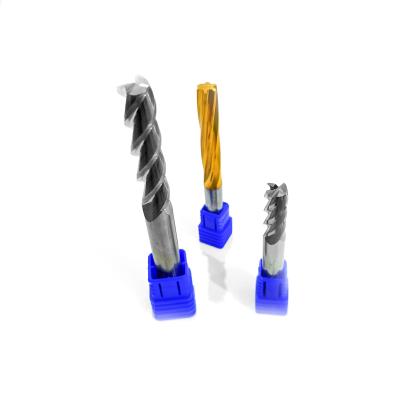 carbide square end mill cutting tool for steels