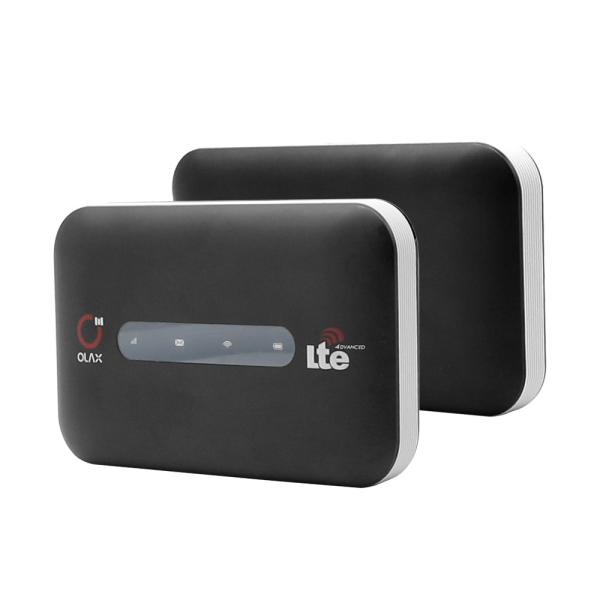 Черный мини маршрутизатор 4G Wifi с SIM-картой прорезает портативный модем Wifi