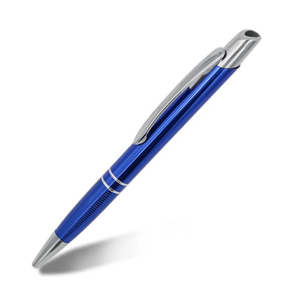 ODM Metal Aluminum Ballpoint Pens 1.0mm Press Ball Pen For Office School Writing