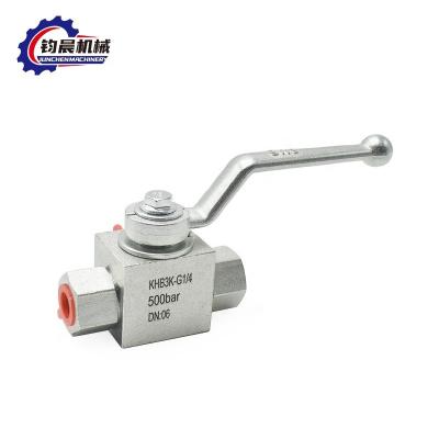 High Pressure Ball Valve KHB3K-G1/4 500bar Werkseitige Direkt Versorgung BALL Structure