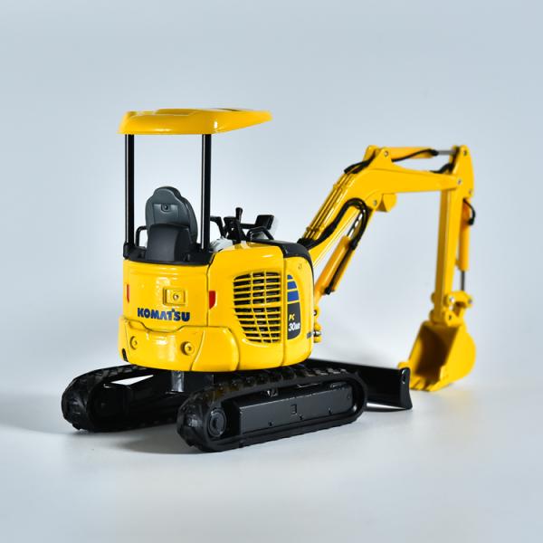 Komatsu PC30MR Mini Excavator 1/32 Scale Die-Cast Metal Model Collectible Toy