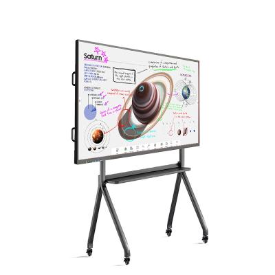 Qtenboard 65 75 86 98 pouces Tableaux interactifs 4K OEM ODM pour l'enseignement des enchères