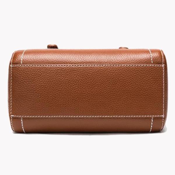 Сумка дам коровы стиля Бостон OEM кожаная с закрытием молнии