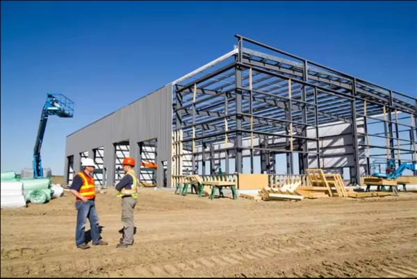 Multi Span Steel Structure Building Quickly Assembled Prefabricated Construction Z Purlin