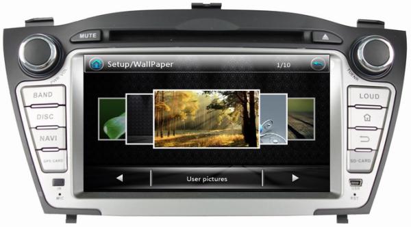 Ouchuangbo Car Radio DVD Stereo for Hyundai Tucson IX35 2009-2012 USB iPod GPS Navi OCB-7022A
