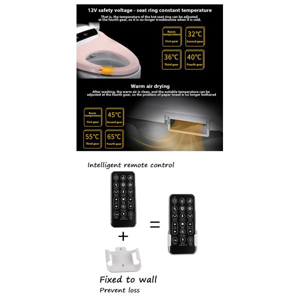 Automatic Bathroom Sanitary Ware Tankless Ceramic One Piece Smart Toilet