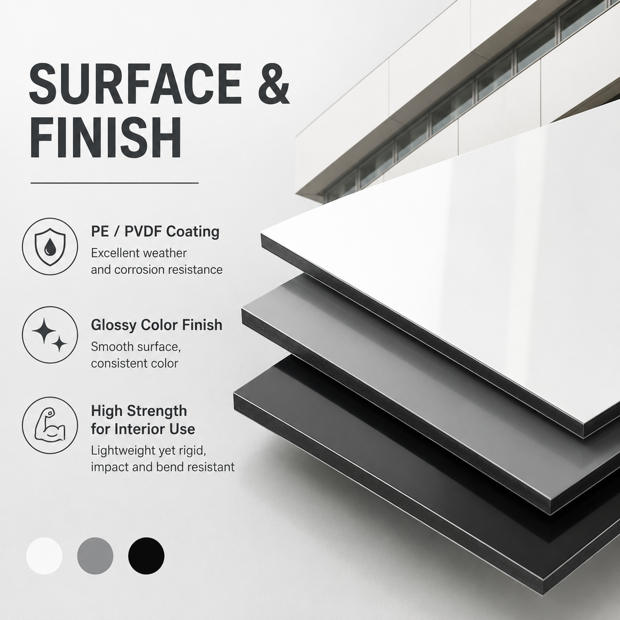 Large Production Capacity ACP Sheet 3mm, Nano Coating, Anti-Mould & Weather-Resistant for Kitchen Restaurant CE Certified