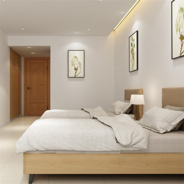 Cama de apartamento para estudantes com secretária para móveis de apartamento