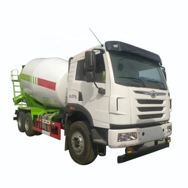 Three Axle  Faw  Cement Mixer Truck      Agitating Lorry