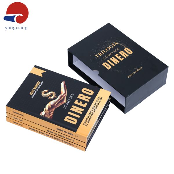 Multilingual Luxury Book Printing Full Color Offset Printing Books With Drawer Style Box