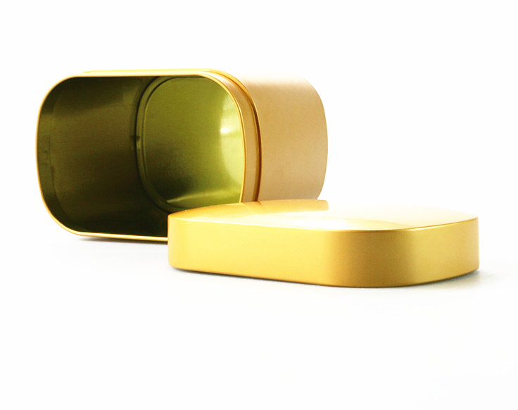 Small Oval Tin Box Customized Oval Tin Can Chocolate Tin Box Tea Canister Cookie Tins