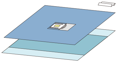 Ophthalmic Soft Non Woven Sterile Surgical Packs Water Impermeable
