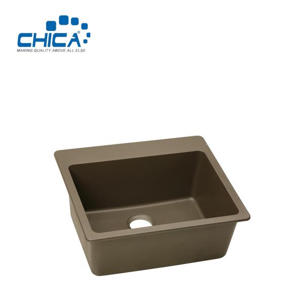 Natural Stone Sink Topmount Granite Quartz Kitchen Sink Granite Composite Kitchen Sink For House