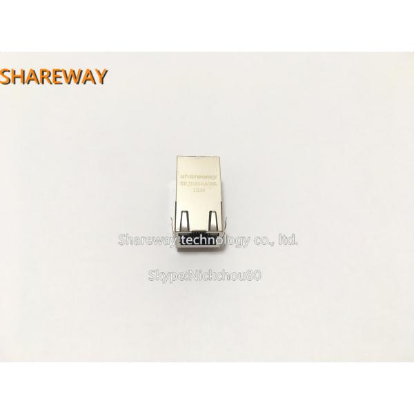 J0G-0001NL控えめなRJ45ジャックの金属は統合されたコネクター モジュールを保護しました